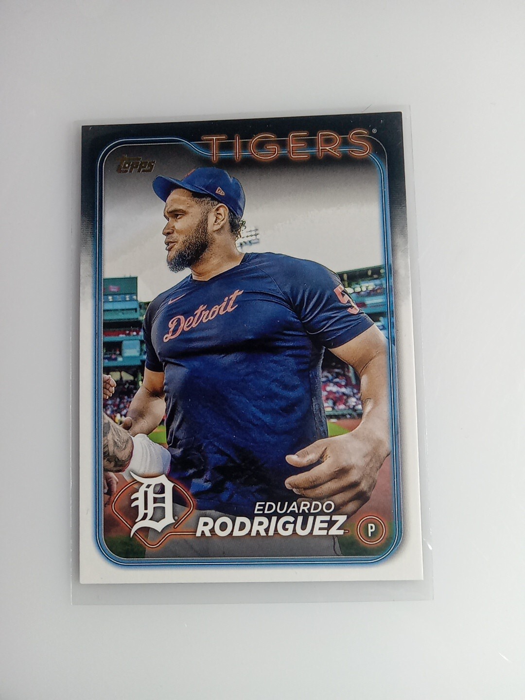 2024 Topps Series 1 Eduardo Rodriguez #131  Golden Mirror Variation SSP