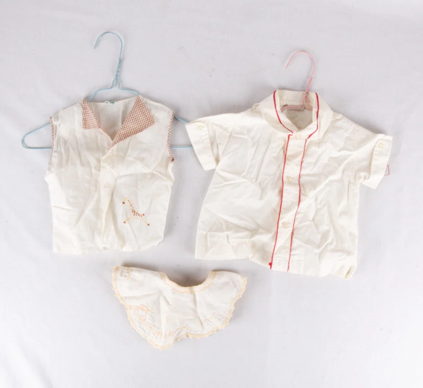 Vintage Baby Clothes by Fawn Fashions and Baby Togs, Lot of 3, Dickie, Shirts