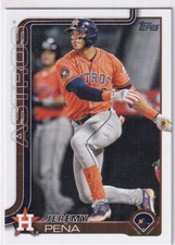 2025 Topps MLB Baseball Series 1 No. 307 Jeremy Pena Astros