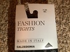 Calzedonia pied de poule fiori fashion tights, color nero, size: M/L — photo 4