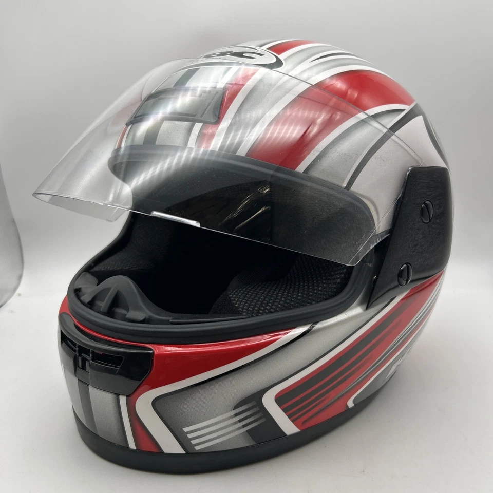 Casco facial pequeño DOT & SNELL KBC SLICK TK-8 X con hebilla de liberación rápida como nuevo Foto 4 de 4