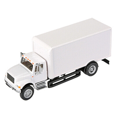 NEW Walthers 4900 Single-Axle Box Van White Cab & Box HO Scale FREE US SHIP