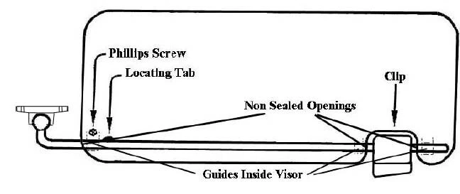 Parasol de guijarros negros para Mercedes R107 / W107 (350SL, 380SL, 450SL, 560SL) Foto 3 de 3