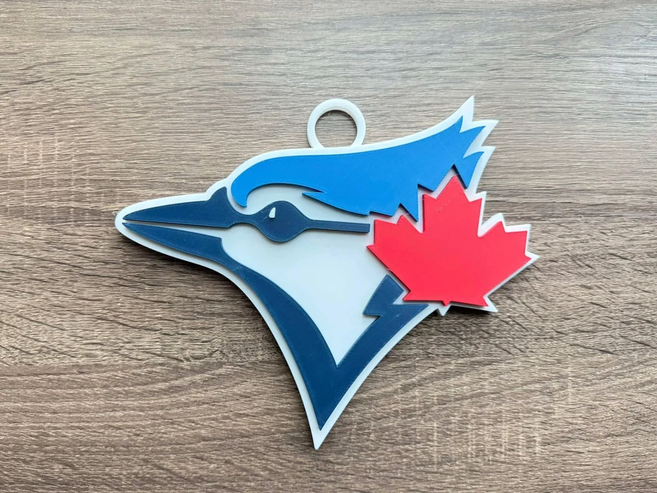 Toronto Blue Jays Oversized Pendant, Bold MLB Fan Necklace, Baseball Team Jewely - Image 2 of 2