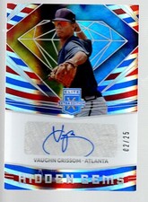 2020 Elite Extra Edition Hidden Gems Auto Red Wh B #HG-VG Vaughn Grissom 2/25