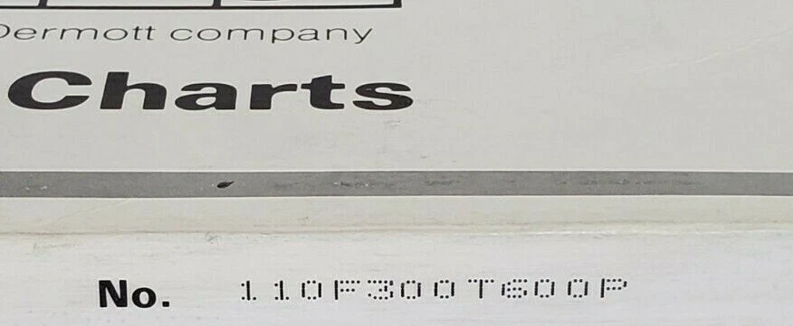 NEW BOX OF 100 BAILEY 00039526 CHART PAPER 11-1/8IN BAILEY 110F300T600P - Image 2 of 3