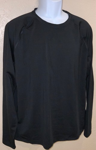 Mens FITTED Long Sleeve T-Shirt tight fit Moisture Wicking Odor R All in Motion - Picture 3 of 8