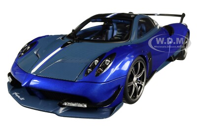 PAGANI HUAYRA BC CANDY BLUE MET. W/CARBON ACCENTS 1/18 MODEL CAR AUTOART 78277