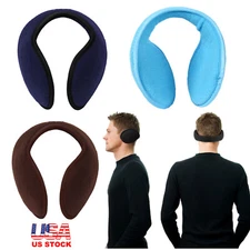 2Pcs Ear Warmers Unisex Winter Earmuff Behind-the-Head Ear Muffs Cover Windproof