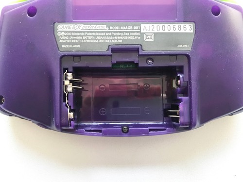 Nintendo Gameboy Advance GBA Purple in Color with IPS Backlight Modified Kit - Afbeelding 3 van 8