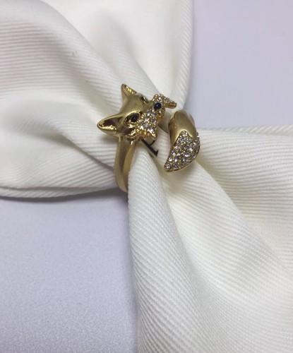 Kate Spade New York So Foxy Fox Ring Size 8 w/ KS Dust Bag New - Picture 4 of 12