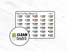 2629-5~~Clean Toilet Planner Stickers.