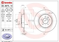 Brembo 2 Bremsscheiben Coated Disc Line Voll 280 Mm (08.9975.11) |
