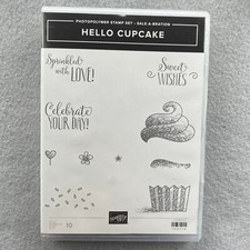 Hello Cupcake Stampin Up Cling Stamps