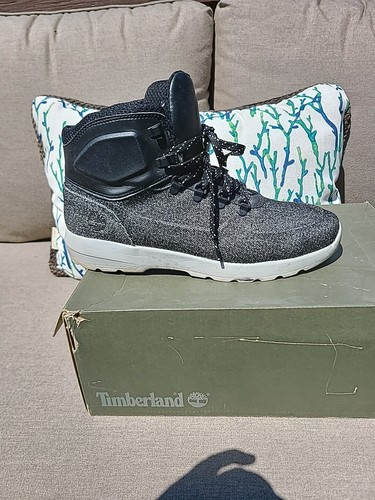 Timberland Westford Emboss Boots Mens 10.5 Mid Lace Up Black Lightweight A1822 - Picture 9 of 12