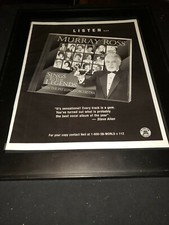 Murray Ross Sings To The Legends Rare Original Promo Poster Ad Framed