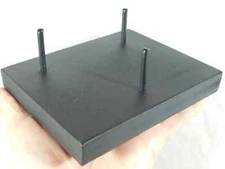 Large Size Three Post black Display Stand for Spheres Minerals and More!