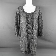 Guess Mini Dress Large Black Sheer Flowy Indie Whimsigoth Capsule Retro Y2K