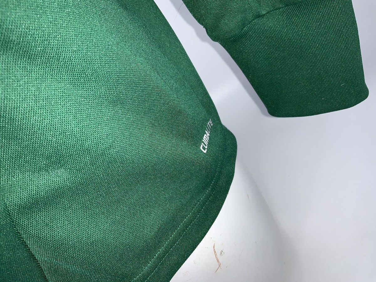 Adidas ClimaCool Soccer Goalie Jersey Men's M Green LS Padded