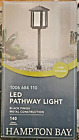 Hampton Bay Cairo Low Voltage Square Black Integrated Led Path Light