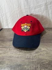 Cooperstown NY Dreams Park Baseball Hall of Fame HOF Hat Cap Adjustable Red Blue