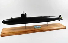USS Olympia (SSN-717) FLT I Black Hull Submarine Model,Navy,Scale