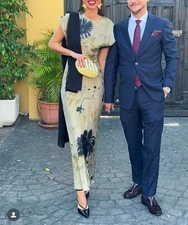 NWT_ZARA WOMAN SATIN EFFECT MIDI DRESS FW24 9112/226_SIZE XS-L