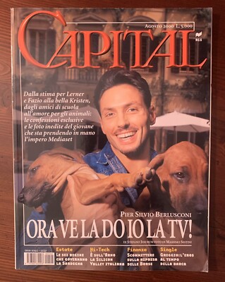   HAUPTSTADT August 2000 PIER SILVIO BERLUSCONI 31 MEDIASET Angelini Franck Muller