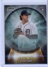 2021 Topps Stadium Club Chrome Casey Mize Rookie Crystal Ball Detroit Tigers