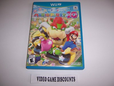 Original Box Case For Nintendo Wiiu Wii U Mario Party 10 Ten Ebay