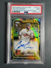 2024 Topps Gilded Collection - #CGA-CC Colton Cowser Blue-Gold Rookie Auto /50