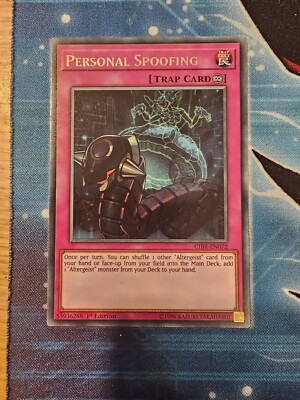 1x CIBR-EN072 Personal Spoofing Rare 1st Edition Yugioh Card | eBay UK