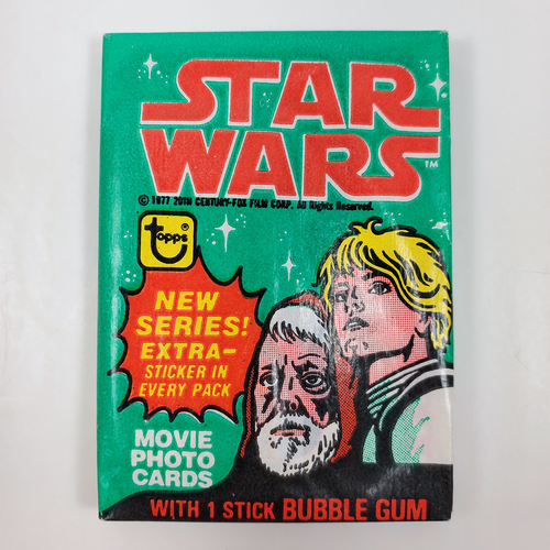 1977 Topps Star Wars Movie Photo Cards 4th Series Wax Pack New Old Stock SEALED