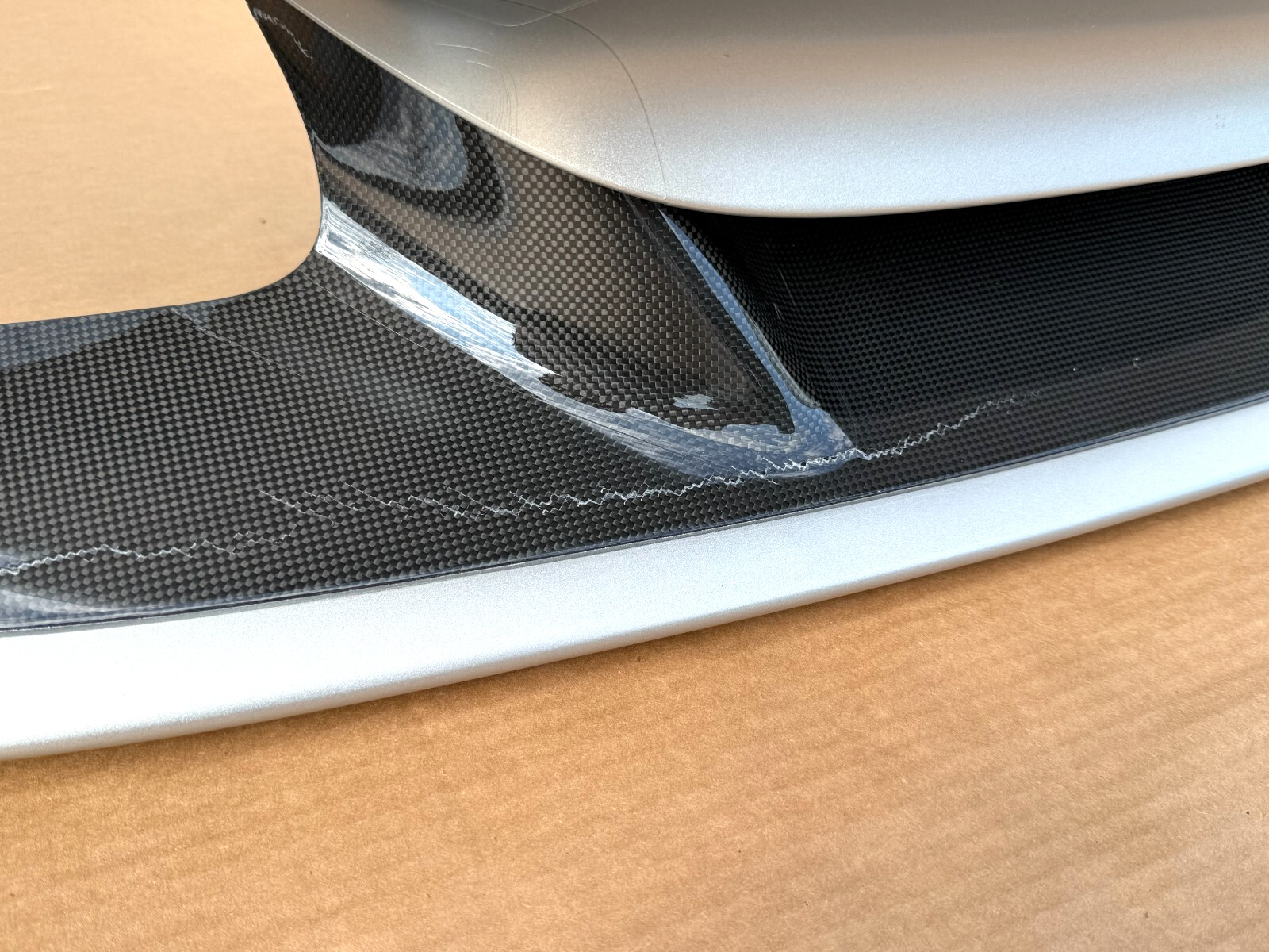 Nice! 2020-2023 Ferrari F8 Tributo / Spider Carbon Front Bumper Cover OEM