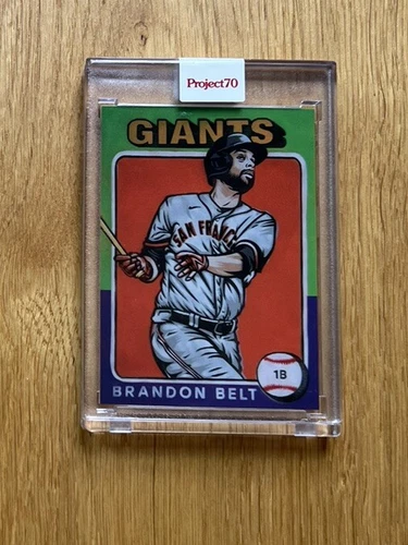 BRANDON BELT - 2022 TOPPS PROJECT 70 CARD # 872 - PR 736 - BLAKE JAMIESON GIANTS