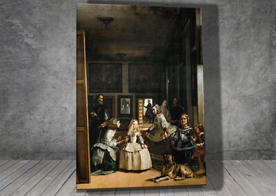 Diego Velázquez Las Meninas Die Traumädchen LEINWAND GEMÄLDE KUNSTDRUCK 1014