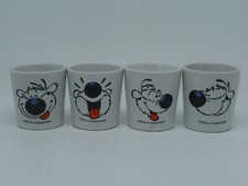 4 PETITS MUG ANCIENS EN CERAMIQUE CUBITUS