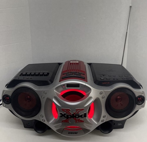 Sony CFD-G700CP Boombox Xplod Portátil MP3 CD Radio Cassette Grabadora PROBADO - Imagen 10 de 13