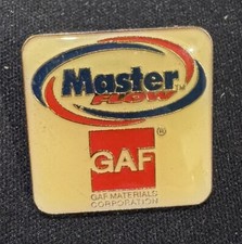 LMH PINBACK Pin MASTER FLOW Ductwork GAF BUILDING Materials HOME DEPOT Employee