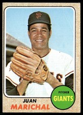Juan Marichal 1968 Topps #205 San Francisco Giants VG Crease