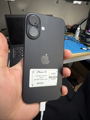 Apple iPhone 16 - 256 GB - Black (U.S. Cellular) for sale online