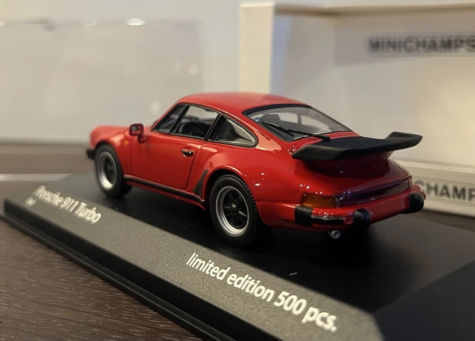 Porsche 911 Turbo 1 43 3.3 Minichamps Red, Rot ! 1 Of 500! - Immagine 2 di 4