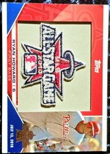 2010 Topps FanFest Commemorative Patch asp 2/5 Ryan Howard All-Star Game Patch