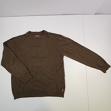 Woolrich Crew neck sweater mens size large brown