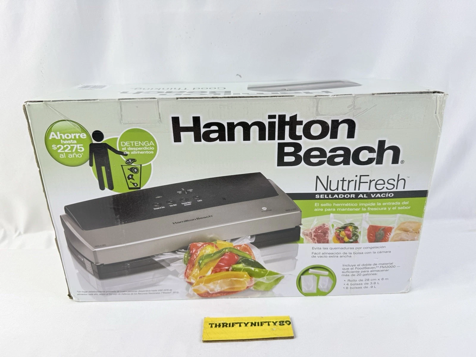 Hamilton Beach Indoor Searing Grill Hot/Cold Smoke Infuser Non-Stick Electric