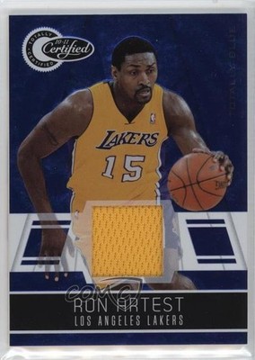 2010 Totally Certified Blue Materials /99 Metta World Peace Ron Artest #71 k4s