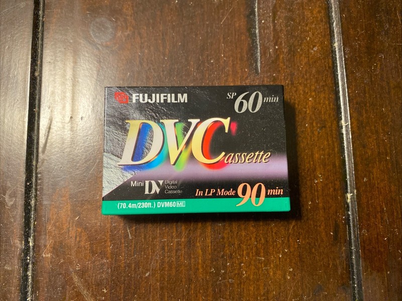 Fujifilm DVC MiniDV Digital Video Cassette Tape 60 SP/90 DVM60