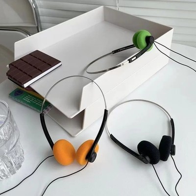 Retro Over-Ear Headphone Vintage Underwire Headphone for Walkman*