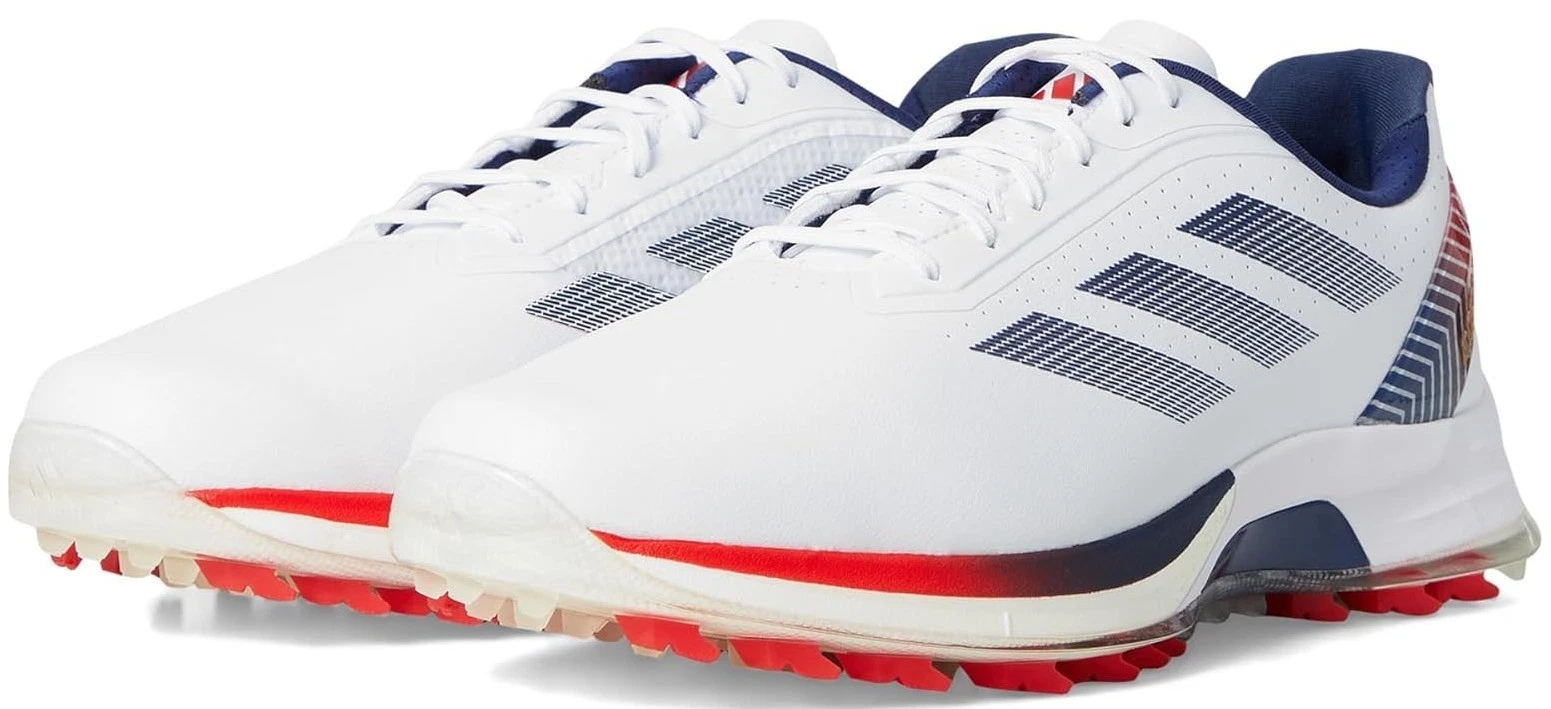 adidas Adizero ZG BOA Spikeless Golf White Silver Metallic for