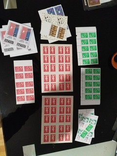 Lot De 100 Timbres Lettres Verte Et Prioritaire 20g Lot Y
